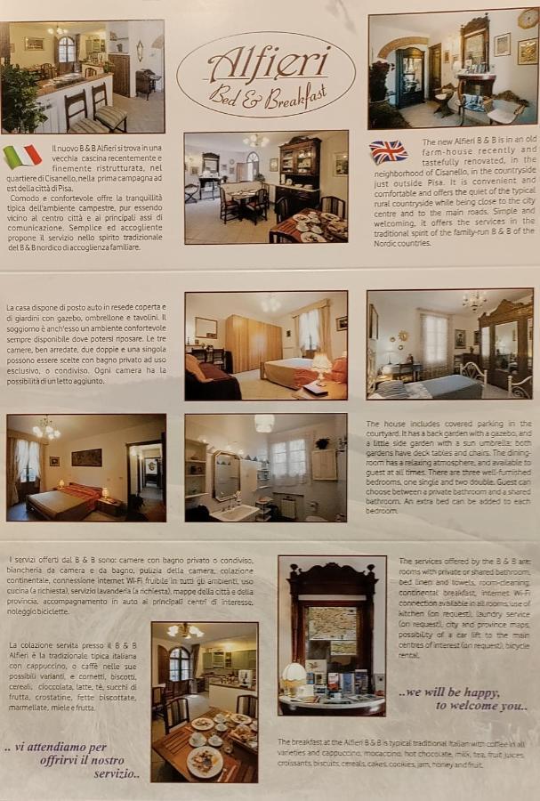 Alfieri Bed & Breakfast Pisa Kültér fotó